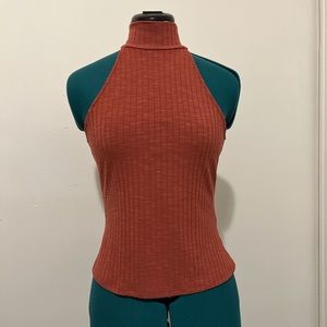 Medium Coral Bear Dance Halter Top